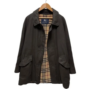 Burberry London Balmacaan Coat/ Padded coat size: 48 Brown EX limited From JAPAN - Picture 1 of 12