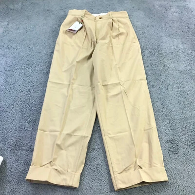 Pantalones KENZO Para Hombre 40 Chino Caqui A Medida Pantalón Bolsillo Beige Mezcla Lyocell Foto 1 de 4
