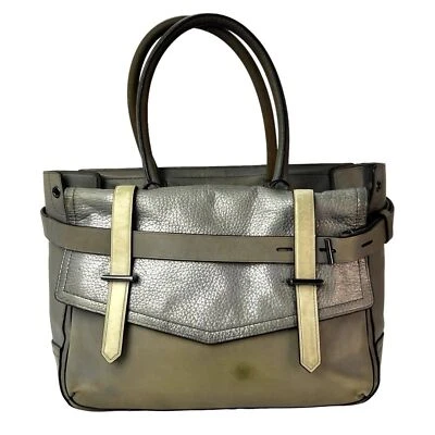 Reed Krakoff боксера сумка с короткими ручками сумочка верхняя ручка сумка серый нейтральный большой галечный - Изображение 1 из 4