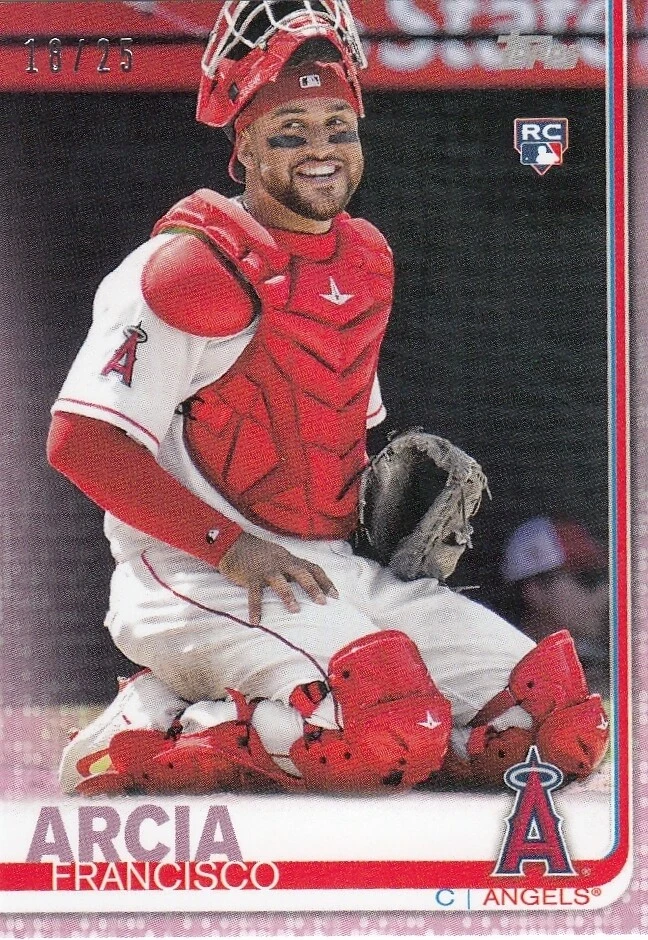 FRANCISCO ARCIA /25 TOPPS ROOKIE MINI PINK ON DEMAND RC ANGELS #78 2019 19 - Image 1 of 1
