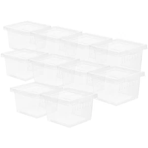 12Pcs Clear Crickets Keeper Snake Cage Household Reptile Box Reptile Supply - Picture 1 of 12