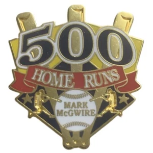 MLB Mark McGwire 500 Home Runs Souvenir Pin - Picture 1 of 2