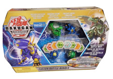 Bakugan Armored Alliance Fusion Battle Bundle Mat Cards Trhyno Trox Fangzor