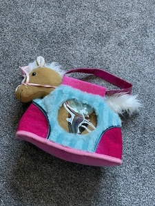 Pucci Pups and Friends Asda Toy Plush Brown Pony In A Bag - Picture 1 of 3