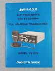 Midland émetteur-récepteur amateur 13-513 guide du propriétaire manuel livre original radio