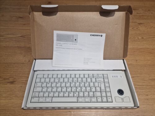 Cherry Keyboard QWERTY G84-4400 G84-4400LPBGB-0 UK English Trackball