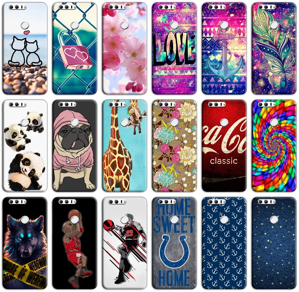 CUSTODIA COVER MORBIDA IN TPU SILICONE PER HUAWEI HONOR 9 LITE FANTASIA M2 - Immagine 1 di 1