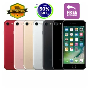 Apple iPhone 7 - 32GB/128GB - Black, Red - Unlocked, Verizon, AT&T, T-Mobile - Picture 1 of 8