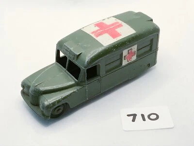 RARE DINKY TOYS 30HM 624 DAIMLER MILITARY ARMY AMBULANCE US EXPORT ISSUE 1950 — 第 1/4 张图片