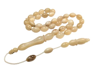 33 cuentas de oración de cuerno de búfalo Bufalo Boynuzu Tasbih Tesbih Tasbeeh Misbaha 617 - Imagen 1 de 17