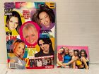 Spice Girls : affiche privée magazine pipeline prod + 4x6 héros de cartes postales inutilisés