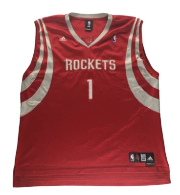 Футболка баскетбольная NBA Adidas 2XL Tracy McGrady Houston Rockets красная No1 - Изображение 1 из 4