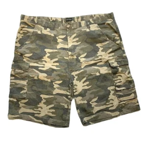 Lincoln Outfitters Camo Cargo Shorts Men 50 Stretch Relaxed Outdoor Hunt NEW Y2K - Picture 1 of 11