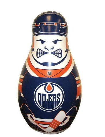 Edmonton Oilers NHL Inflatable Checking Buddy Punching Bop Bag Cover