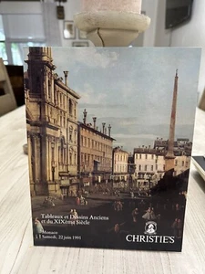 Christies Tableaux et Dessins Anciens Auction Catalog June 22, 1991 - Bild 1 von 3