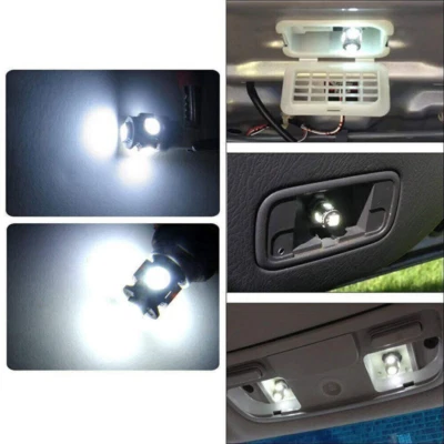 Weiß Innenraum Laderaumbeleuchtung,Auto Dach LED Leuchte Licht,10X T10 LED Lampe - Bild 1 von 4