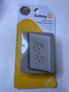 Paquete de 12 gorras de seguridad para niños Safety 1st Dorel 1711 salida transparente - Imagen 1 de 3