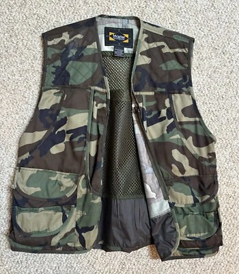 Duck Hunting Vest, Carry Bird, Large, Master Sportsman, Camo Zip - Image 1 of 4