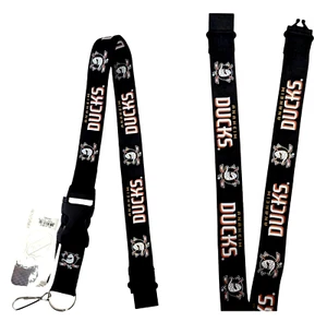 Anaheim Ducks Schlüsselband Schlüsselring Schlüsselanhänger Ausweishalter - Schwarz - Bild 1 von 4