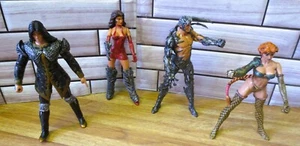 (4) Witchblade 6" figures Sara Pezzini, Kenneth Irons, Nottingham, Medieval - Picture 1 of 11