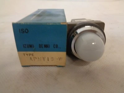 NEW IDEC DENKI APN116-W PILOT LIGHT WHITE LENS