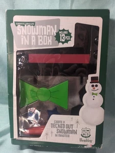 Wembley Gentleman Snowman in a Box 13 PIieces - new In Sealed Box - Picture 1 of 17