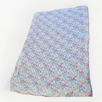 Edredón de cuarteto vintage Laura Ashley Sycamore doble 80”x 60” algodón floral Foto 1 de 4