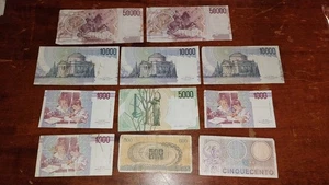 Banconote lira Repubblica Italiana Lotto 11 Pezzi - Foto 1 di 14