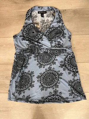 Women's INC Polyester Spandex Sleeveless Top with Sequins Size S - Image 1 of 4