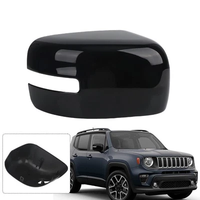 Cubierta de espejo retrovisor lateral derecho carcasa negra con indicador para Jeep Renegade 2016~2021 Foto 1 de 4