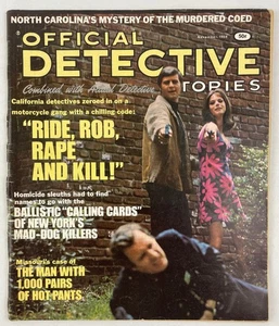 Official Detective Stories, November 1968, Vintage True Crime Stories, Pulp - Picture 1 of 4