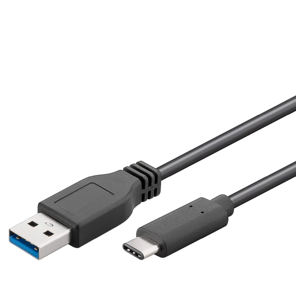 Goobay 71221 Usb-c To USB A 3.0 Cable Black 2m