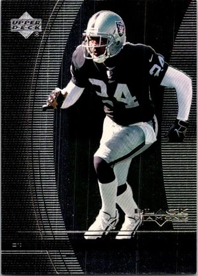 1999 Upper Deck Black Diamond #79 Charles Woodson football card 11KK - Image 1 of 2