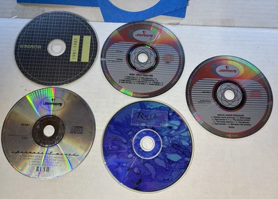 RUSH CD лот из 5 компакт-дисков только без чехлов - Изображение 1 из 4