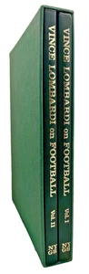 Vince Lombardi on Football, Vol. 1 & 2 in slipcase 1973 1st ed. Red Smith intro - Picture 1 of 6
