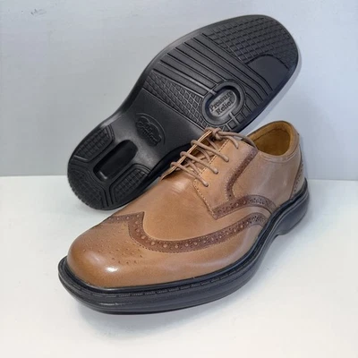 Dr. Comfort Wing (8320) Hombre Talla 8 Extra Ancho Cuero Marrón Punta de Ala Oxford NUEVO Foto 1 de 4