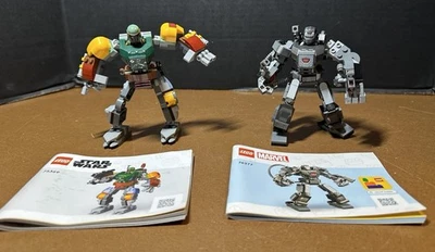 LEGO Star Wars 75369 Boba Fett & Marvel 76277 Mechs with Minifigures Incomplete - Image 1 of 4