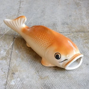 Vaso di fiori da appendere anteguerra motivo carpa Seto Imari ceramica Kakehana HK-a-05492 - Foto 1 di 10