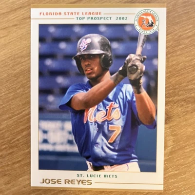 2002 Grandstand Florida State League Top Prospects - Jose Reyes (RC) - NY Mets - Image 1 of 2