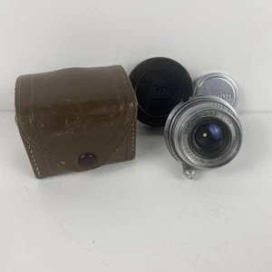 Canon Serenar 35mm F/3.2 Wide Angle LTM L39 Lens Leica Leitz With Leather Case - Picture 1 of 16