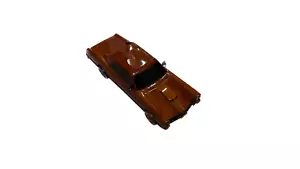 Modelo de avión de madera de caoba de coche clásico - Imagen 1 de 5