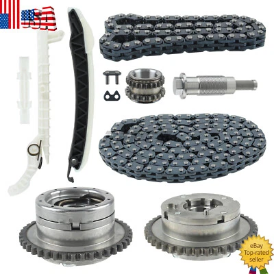 Kit de cadena de distribución par de engranajes VVT para Mercedes Benz CLA250 E250 GLK200 E200 C300 Foto 1 de 4