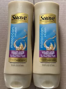 2 Suave Professionals Color Care Conditioner Moroccan Infusion 12.6oz - Picture 1 of 2