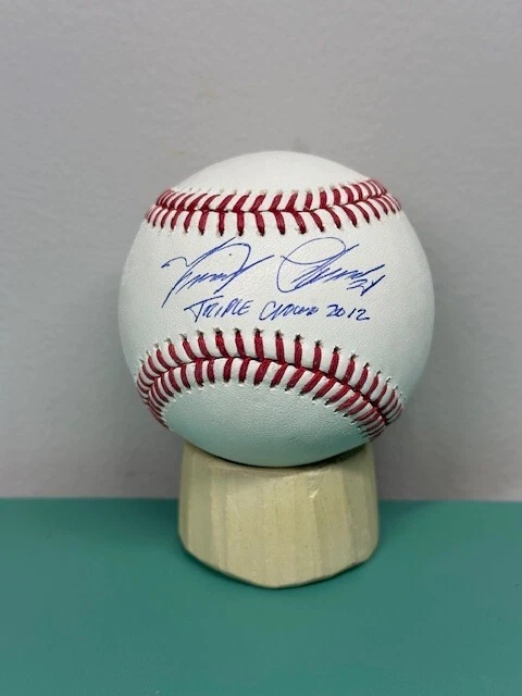 Miguel Cabrera Signed Inscribed Authentic Baseball Beckett - Image 1 of 1