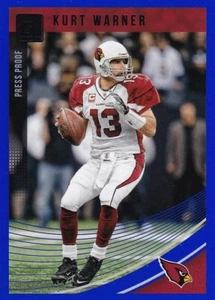 2018 Panini Donruss - Kurt Warner #9 Press Proof Blue - Cardinals - Picture 1 of 2