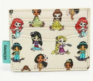 Loungefly Disney Princess Cardholder Tiana Mulan Jasmine Belle Pocahontas NEU - Bild 1 von 3