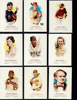 2007 TOPPS ALLEN & GINTER BASEBALL 1-250 YOU PICK BUY MORE SAVE MORE! - Image 1 of 4
