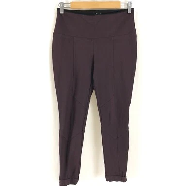 Leggings Lysse Mujer Cremallera Tobillo Cintura Alta Borgoña Talla M Foto 1 de 4