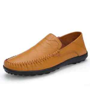  Men Shoes Formal Mens Loafers Slip on Male Boat Shoes