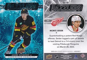 2023-24 UPPER DECK SERIES 1 DAZZLERS BLUE SET 1-50 ** YOU PICK / YOU CHOOSE **